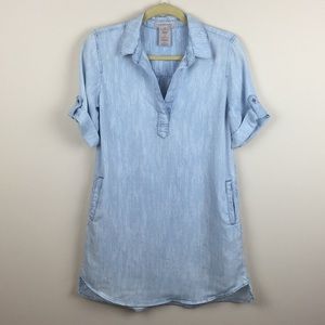 Philosophy - Meteor Stripe Chambray Tunic Dress